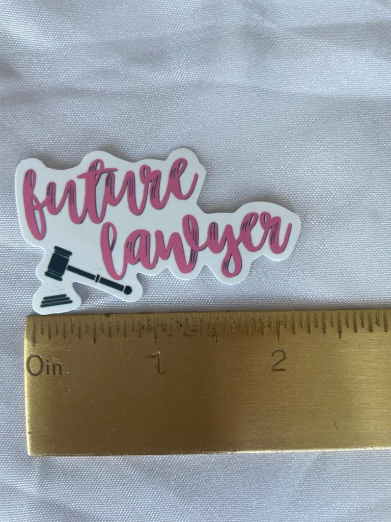 Future Lawyer Law School Sticker | Law School Sticker | Future Lawyer Sticker