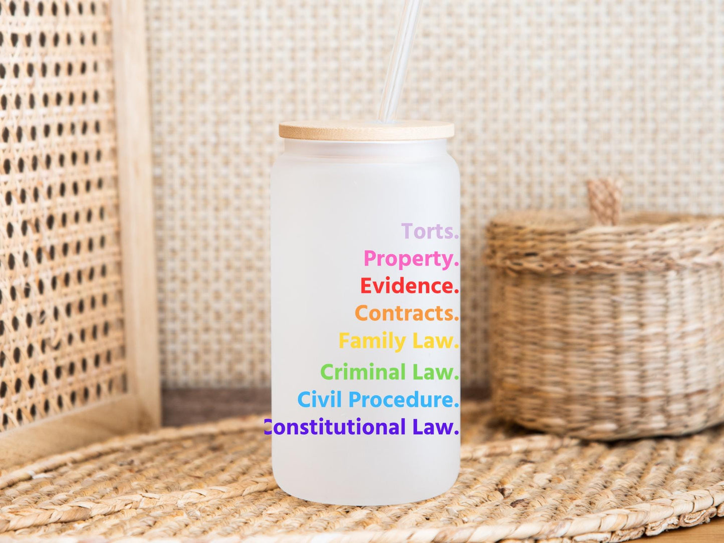 Law School Doctrinal Classes Cup | Law School Gift | Law Student Gift | Law School| Future Lawyer | Law School Essentials