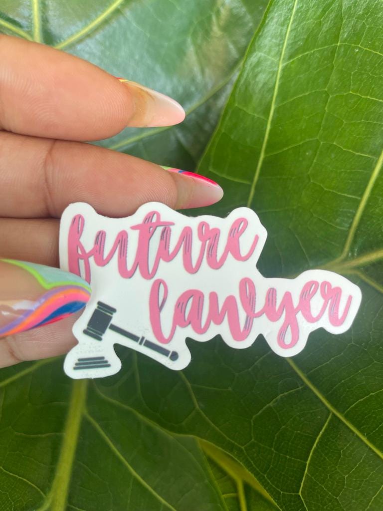 Future Lawyer Law School Sticker | Law School Sticker | Future Lawyer Sticker