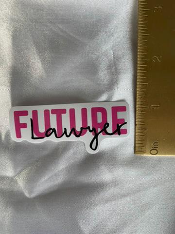 Future Lawyer | Law School Sticker | Future Lawyer Sticker