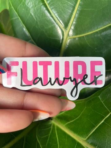 Future Lawyer | Law School Sticker | Future Lawyer Sticker