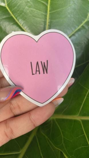 Law | Law School Sticker | Future Lawyer Sticker